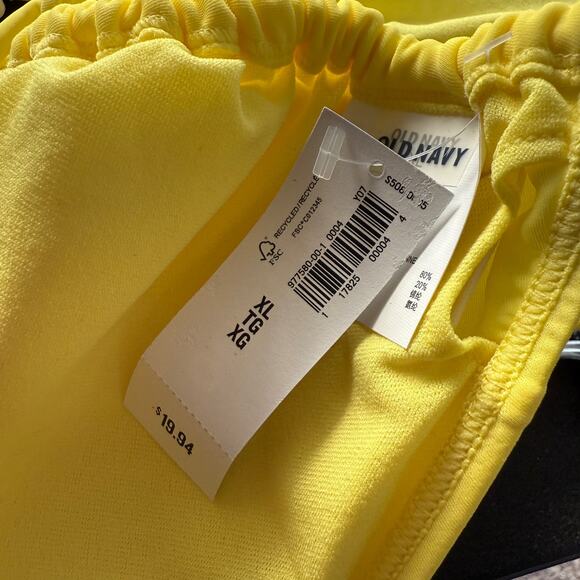 Old Navy sz S bottom XL top‎ yellow bikini set swimsuit NWT - Picture 5 of 9